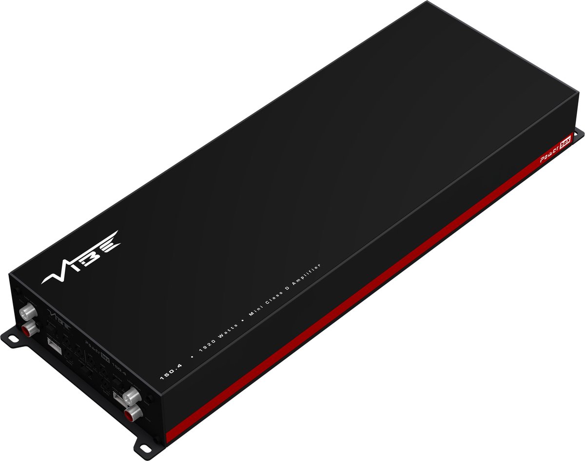 Vibe - Powerbox 150.4M - 4 Kanaals Versterker - 1920Watt - Klasse D ...
