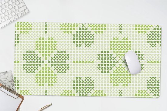 BLÅSKATA gaming muismat, groen/met een patroon, 40x80 cm - België