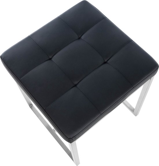 CLP Barkruk Ponte chroom Frame - Kunstleer - wit | Leen Bakker CLP Barkruk Ponte chroom Frame - Kunstleer - wit | Leen Bakker