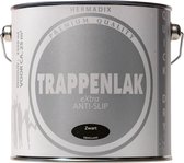 Hermadix Trappenlak - Anti-Slip - Zwart - Zijdeglans - 2,5 liter