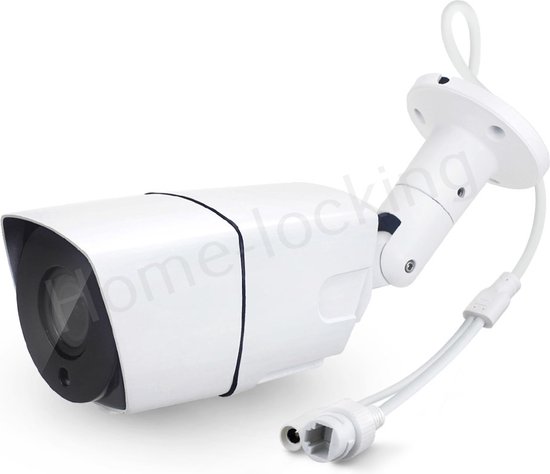 Home-Locking complete set PoE camera beveiligingssysteem met bewegingsdetectie camera's en NVR 8ch 8MP H265 met 8 bullet metaal camera's 3.0MP. CS-8-1478