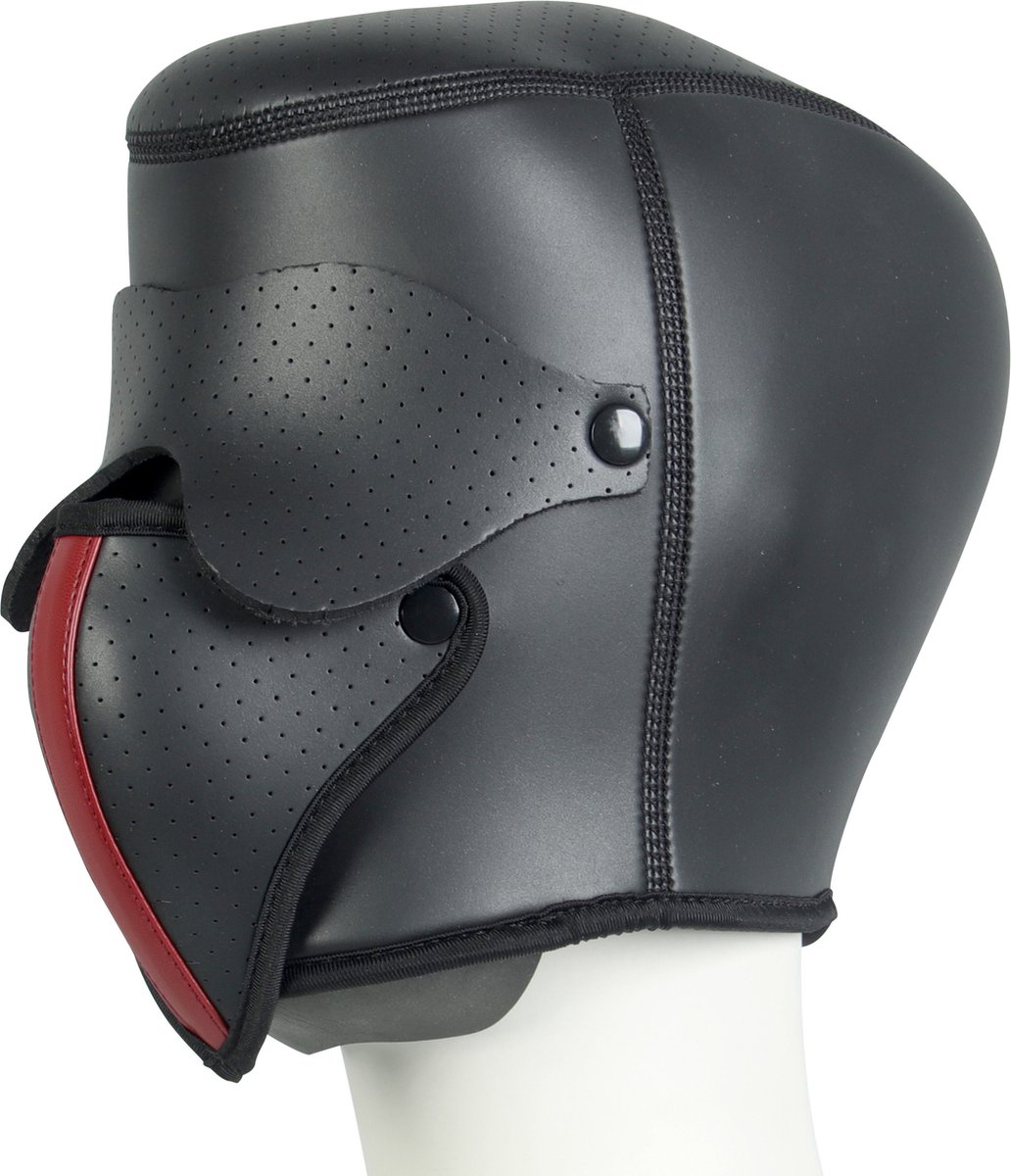 Banoch | Masker Cobra | neopreen | afneembaar oog & mondmasker | bondage — afbeelding 8