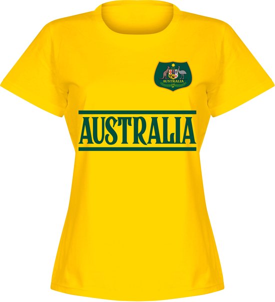 Australië Team T-Shirt - Geel - Dames - S