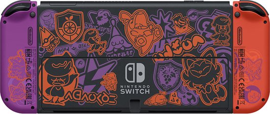 Console Nintendo Switch Modèle OLED - Edition Pokémon Ecarlate et Pokémon  Violet