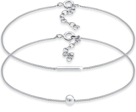 Elli Orecchini A Cerchio Ovali Geo Basic - Argento 925, Design Trendy E Minimal, Lucidi E Antiossidanti - 3