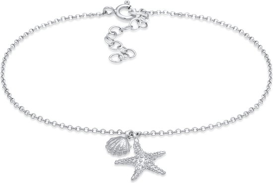 Elli Ladies Bracelet dames étoile de mer coquillage mer maritime tendance estivale en argent sterling 925 plaqué or