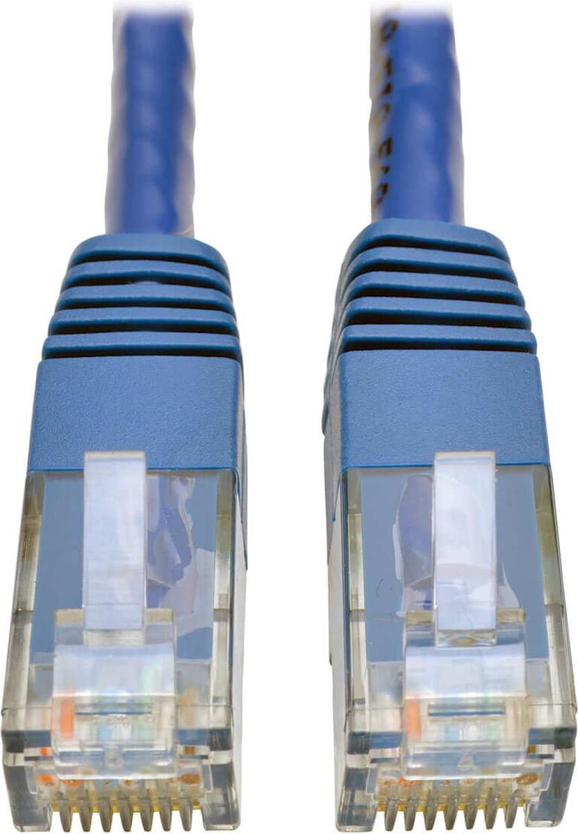 Tripp Lite CAT6, M/M, 14FT netwerkkabel 4,2672 m U/UTP (UTP) Blauw
