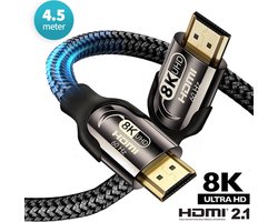 DINTO® HDMI Kabel 2.1 - 4K + 8K Ultra HD - 4.5 meter - HDMI naar HDMI Image
