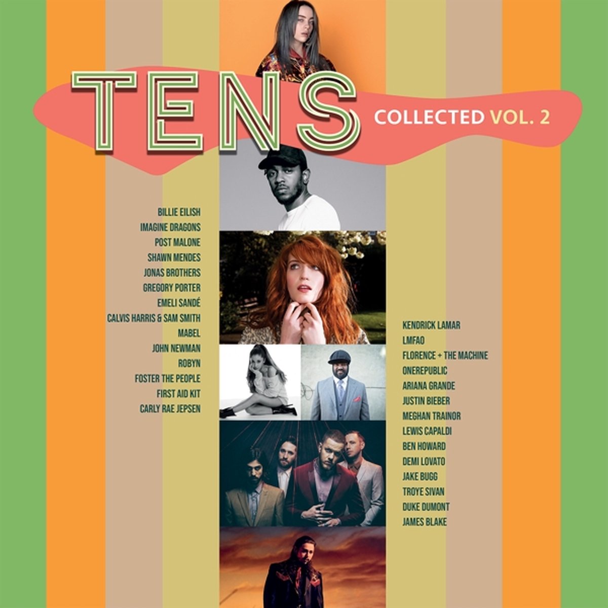 V/A - Tens Collected Vol.2 (Ltd. Yellow Vinyl) (LP)
