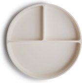 Mushie - Siliconen Vakjesbord met Zuignap - Borden & kommen - Ivory