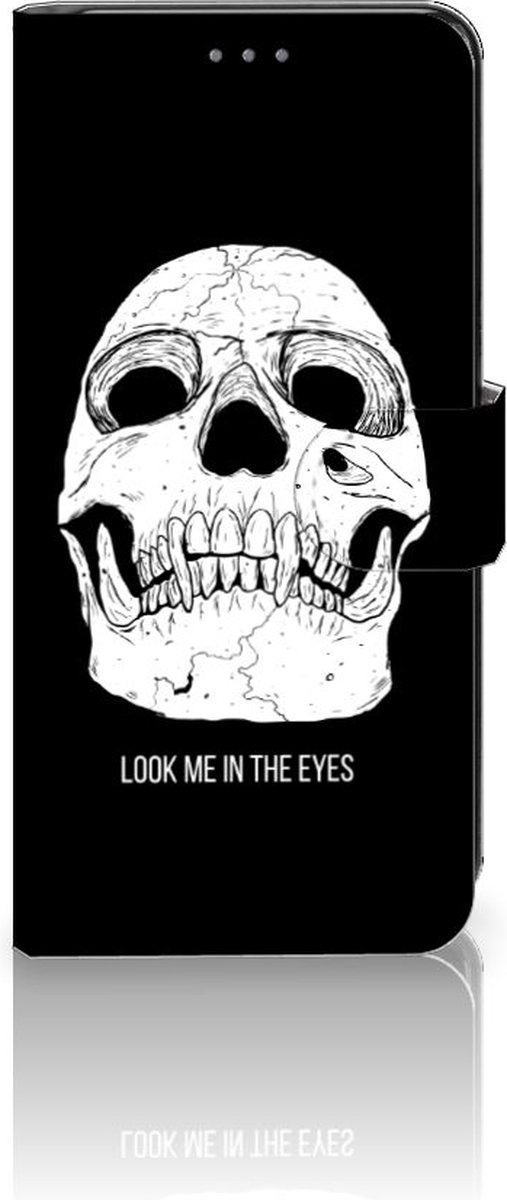 Telefoonhoesje met Naam Motorola Edge 30 Neo Skull Eyes