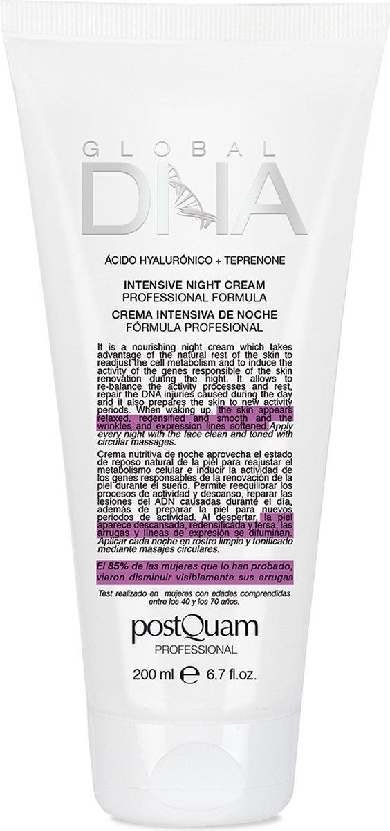 Postquam Crema De Noche Adna Tubo 200 Ml