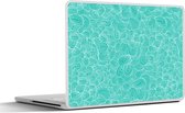 Laptop sticker - 14 inch - Patronen - Water - Zee - 32x5x23x5cm - Laptopstickers - Laptop skin - Cover