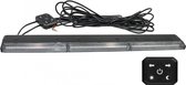 47cm LED bar flitser ultra dun - ORANJE - R65 R10 - Met controller