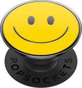 PopGrip Smartphone Handheld en Video Houder Geel Smiley Ontwerp PopSockets