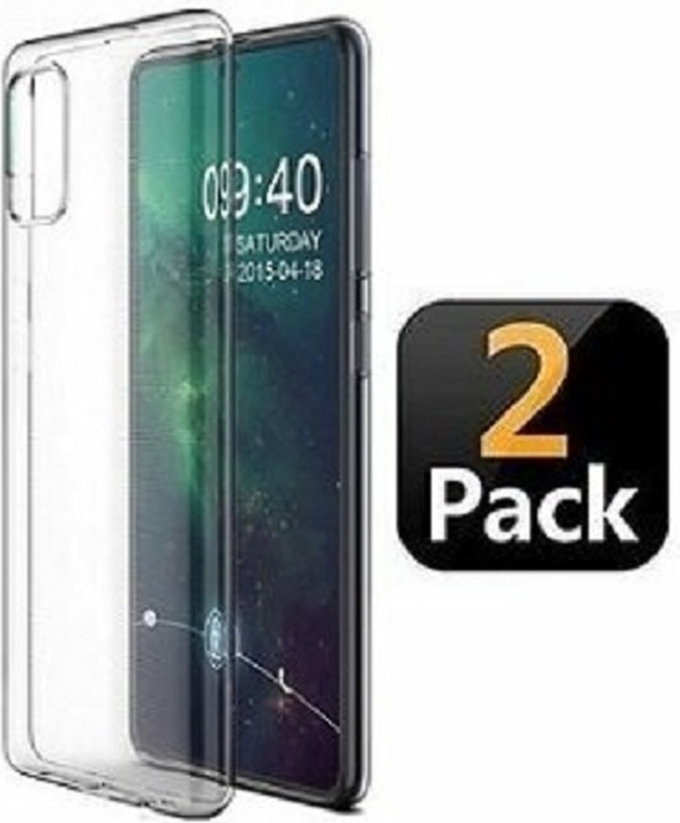 Samsung A81 Hoesje Siliconen TPU Transparant 2x