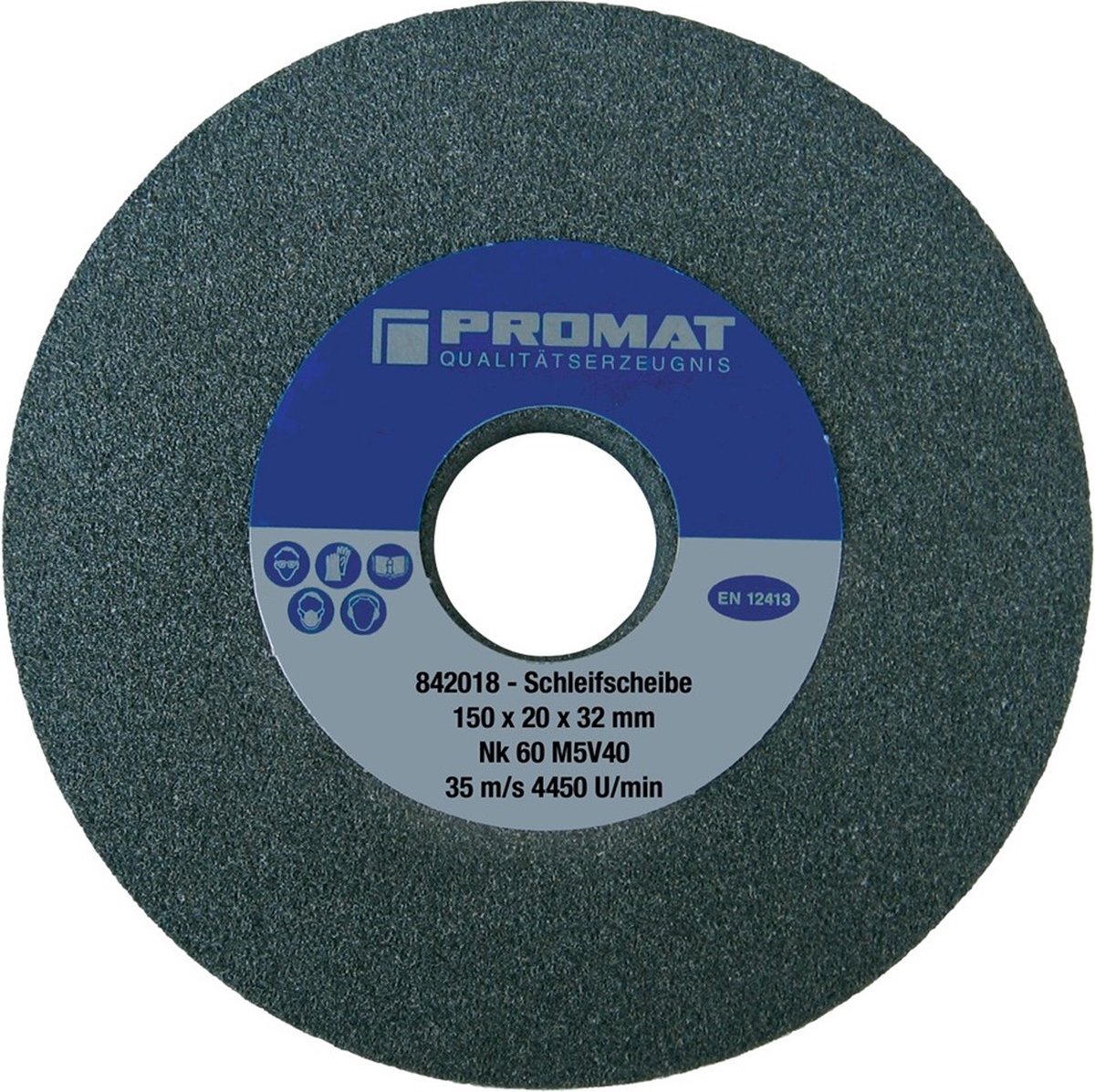 Promat slijpsteen - 200x25x32mm - nk - k60 - 4000842024