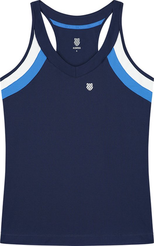 K-Swiss Core Team Tank - T-shirts de sport - Blue - Femme