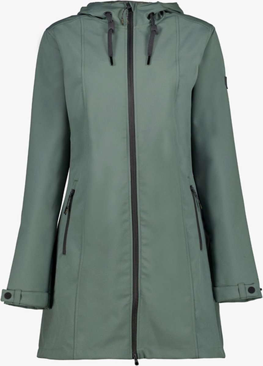 Kjelvik dames softshell jas Groen Maat S Winddicht Ademend materiaal bol