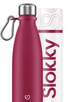 Slokky - Thermos Pink Mat & Mousqueton - 500ml