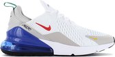 Nike Air Max 270 - Heren Sneakers Sportschoenen Schoenen Wit-Blauw DV3731-100 - Maat EU 44 US 10