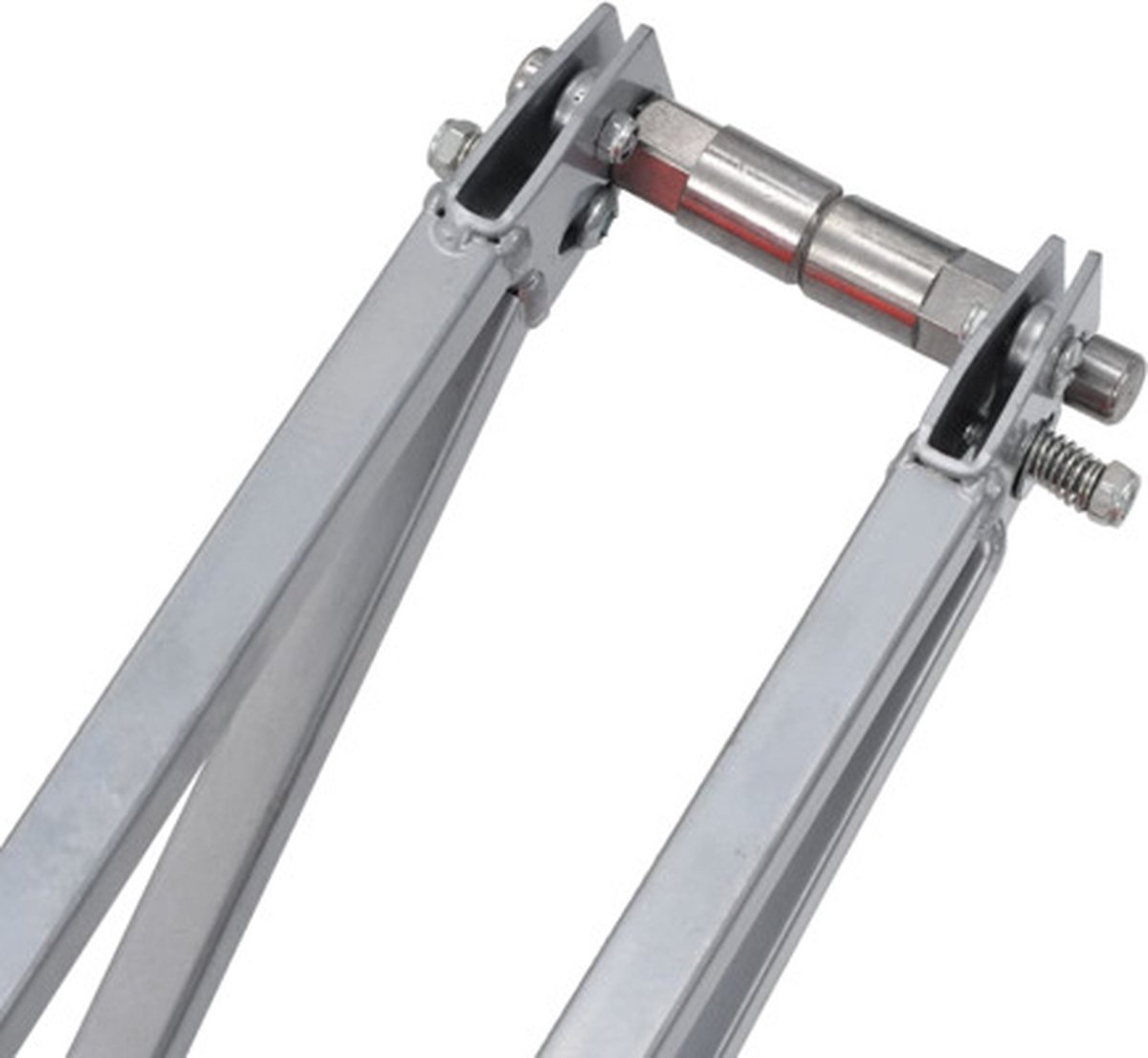 vidaXL - Fietstrailer - 45 - kg - ijzer - zwart - en - oranje