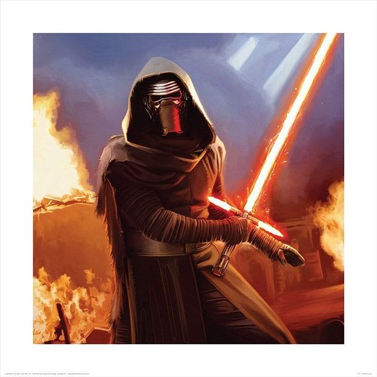 Grupo Erik Star Wars Deco - Star Wars Boba vet poster - kunstdruk - decoratie woonkamer of slaapkamer - kamer decoratie - afmetingen: 61 x 91,5 cm - origineel geschenk - officiële licentie : Lucasfilm