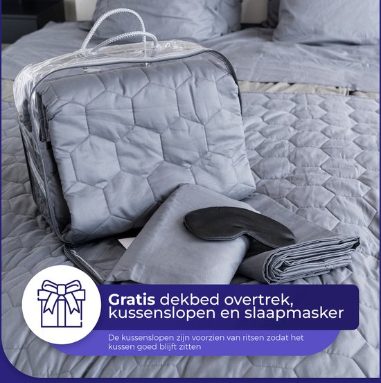 Verzwaringsdeken hoes CALLISTO 150 x 200 cm Pastelroze