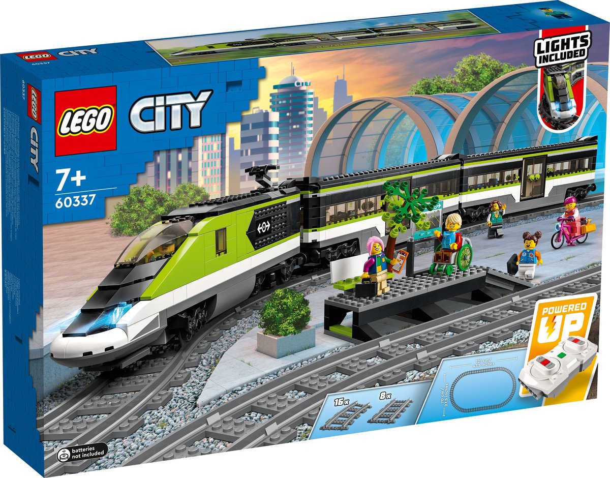 ruimte Frustratie krekel LEGO City Treinen Passagierssneltrein - 60337 | bol.com