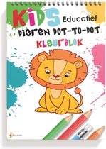 Huurdies | Dot-to-dot kleurboek voor kinderen | Kleurboek dieren | Dot-to-dot kleurboek dieren | A5 | 30 kleurplaten