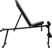 Physionics Fitnessbank - Opvouwbaar - Verstelbaar - Belastbaar tot 200 kg