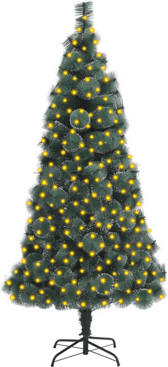 Prolenta Premium - Kunstkerstboom met LED's en standaard 240 cm PET groen