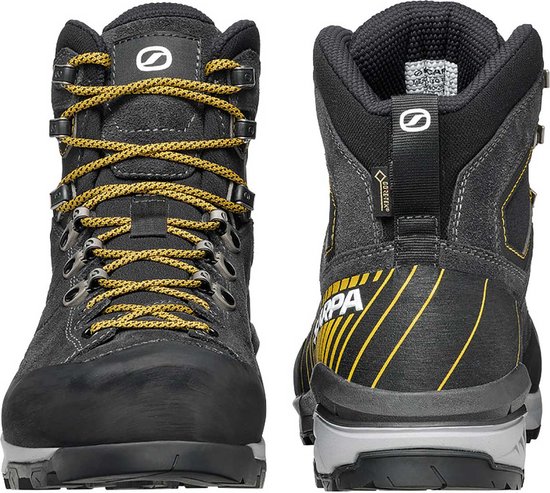 Scarpa Mescalito TRK GTX - Dark anthracite-mustard - Maat EU 43 | bol.com