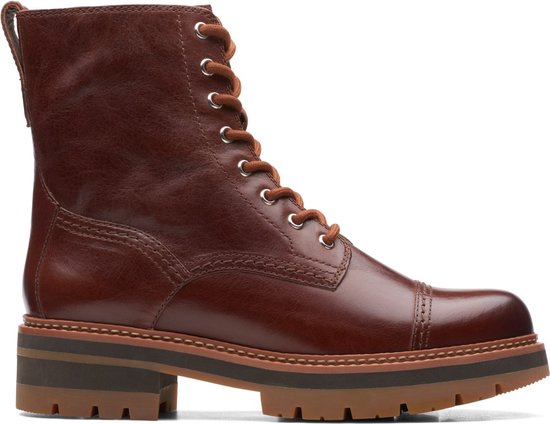 Clarks - Dames schoenen - Orianna Cap - D - Bruin - maat 6,5 | bol.com