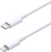 Luxebass USB-C naar Lightning kabel 1 meter | Datakabel Oplaadkabel voor iPhone en iPad - LBH201