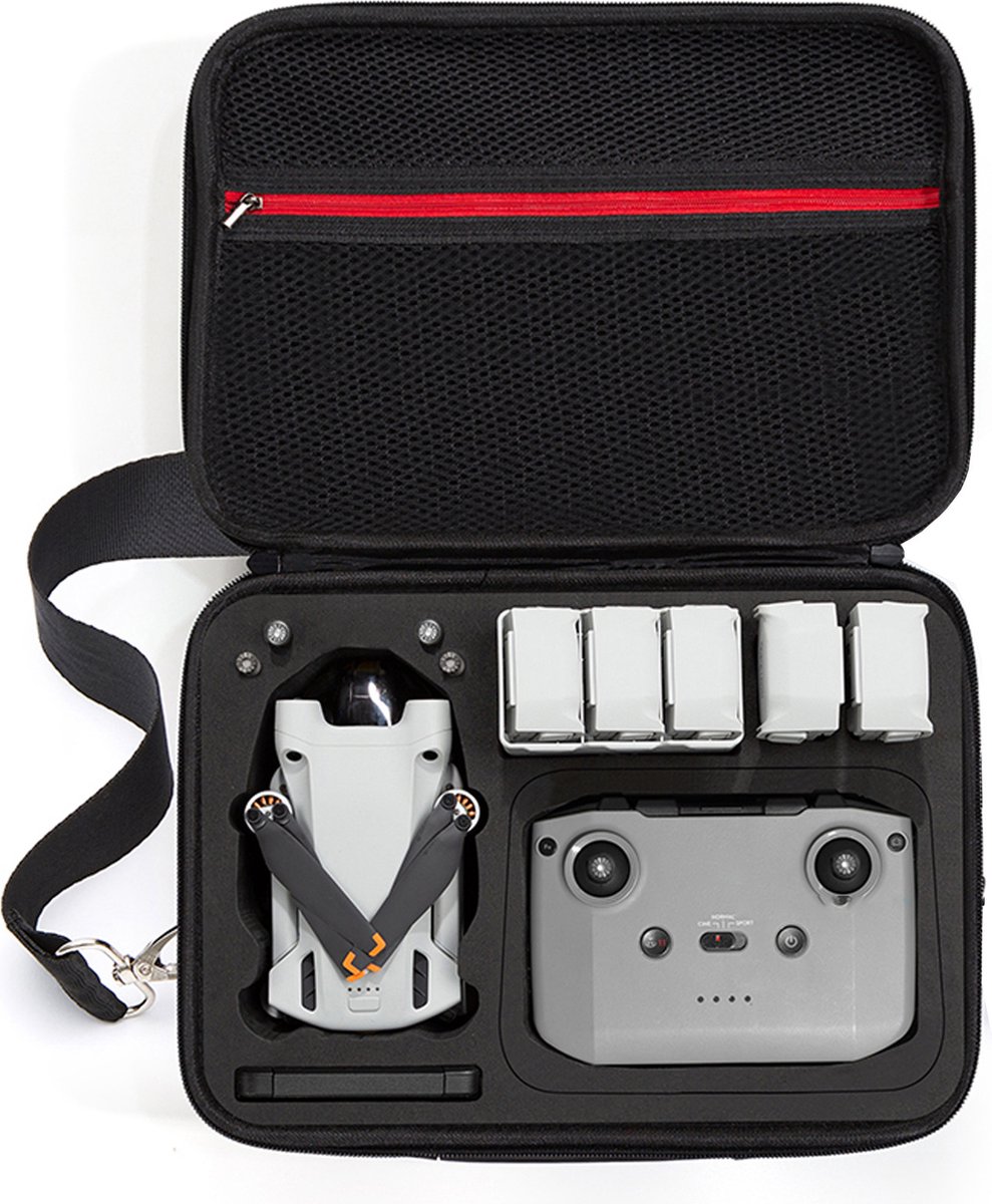 YONO Case geschikt voor DJI Mini 3 Pro – Draagbare Opbergtas Koffer voor Drone en Accessoires – Zwart