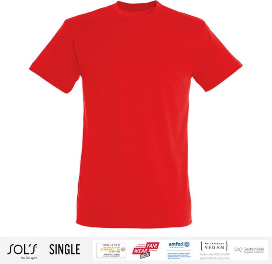 Sol's Heren T-Shirt 100% biologisch katoen Ronde hals