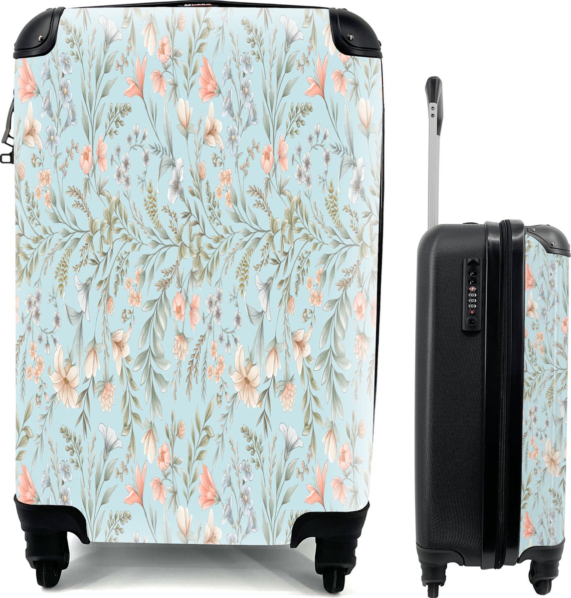 NoBoringSuitcases.com® Valise - Fleurs - Art - Maîtres anciens - Femme - Valise  femme