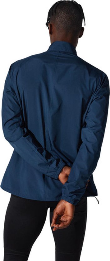 Asics Core Jacket  Sportjas - Maat L  - Mannen - donker blauw