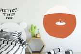 WallCircle - Wall Circle - Wall Circle Indoor - Homme - Vintage - Cercle - 150x150 cm - Décoration murale - Peintures Ronds
