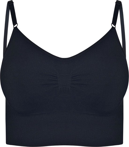 MAGIC Bodyfashion Low Back Bra Dames Beha Black - Maat XXL