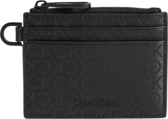 Calvin Klein - Daily tech 4cc holder w/zip - heren - industrial mono black