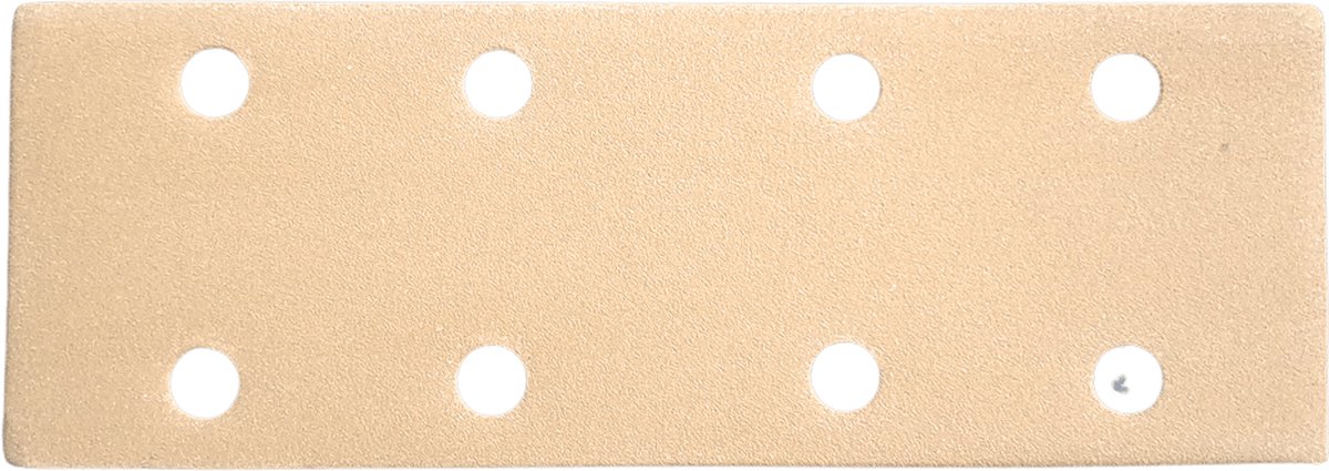 CEZET Golden schuurpapier strook - grit 150 - 70x125 mm - 8 gaten - 50 stuks - schuren auto, boot enz.