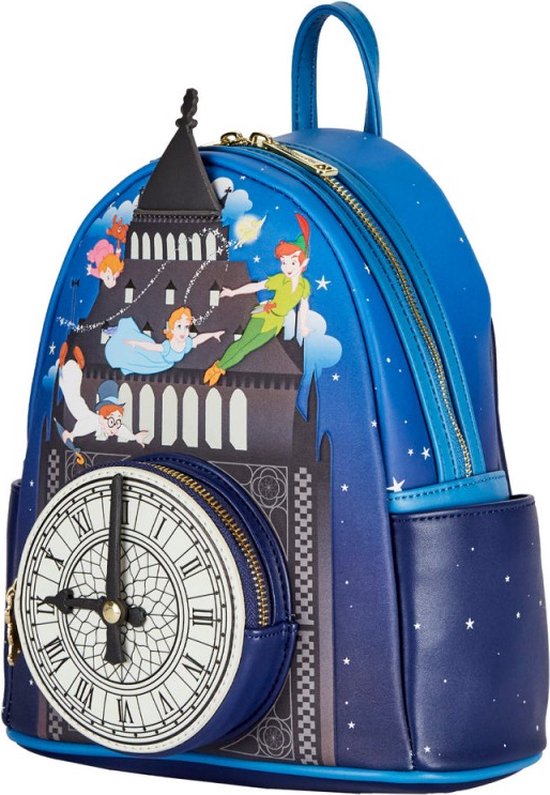 Loungefly: Disney Peter Pan Gloeiklok Mini Rugzak