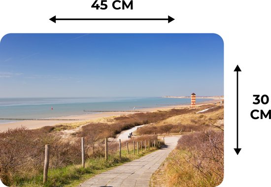 Set de table - Plage - Mer - Phare - Nederland - 45x30 cm - 6 pièces