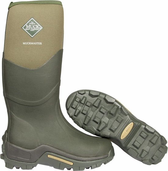 Muck Boot Muckster II Mid Dames Zwart/Rozen Print