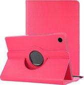 Coque Samsung Galaxy Tab A8 2021 Rigide Rotative à 360° - Rose Foncé