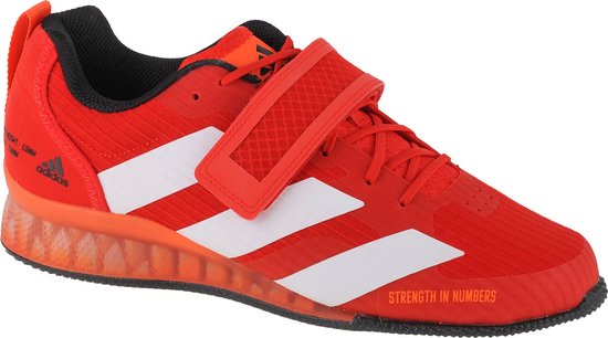 adidas Adipower Weightlifting 3 GY8924, Homme, Rouge, Chaussures d'entraînement, taille : 46