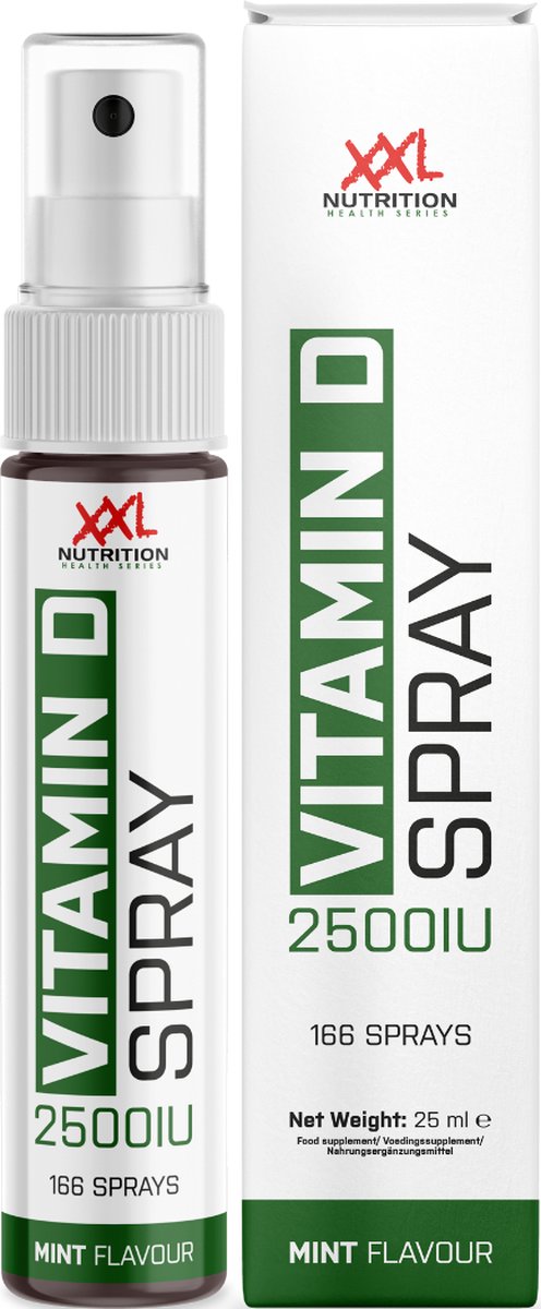 XXL Nutrition - Vitamin D Spray 2500ui - Mint - 25ml