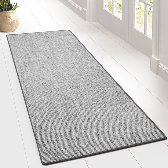 Karat Carpet Runner - Tapis Sisal - Sylt - Grijs - 80 x 200 cm | bol.com